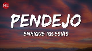 Enrique Iglesias  PENDEJO Letra  Lyrics [upl. by Karlotte]