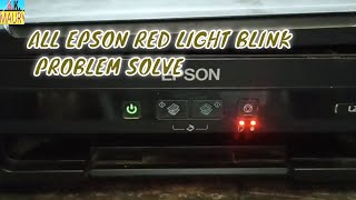 Epson error L220 L380 L800 L210 L360  Service Required Solution  Red Light Blinking in Hindi Video [upl. by Rieth113]