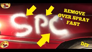 How To REMOVE Paint OVERSPRAY Safely in Minutes [upl. by Kehr]