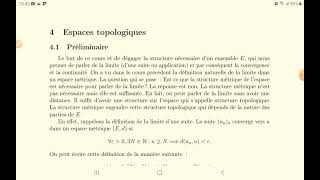 الفضاءات الطبولوجية 01 مقدمةTopological spaces [upl. by Abbot]