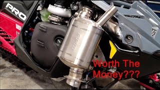 Polaris Boost RPM Chambered Muffler Exhaust Comparison [upl. by Sgninnej48]