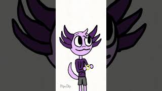 Gizmo made you a friendship bracelet shorts animation meme cute axolotl animationmeme preppy [upl. by Marten]