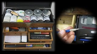 Whats in My Printmaking and Art Supply Storage Toolbox [upl. by Euphemiah]