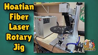 Using a Rotary Business card Jig on your Fiber Laser [upl. by Liberati]