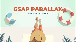 GSAP Parallax Split Animation Using Scrolltrigger frontendadvance [upl. by Bremser22]