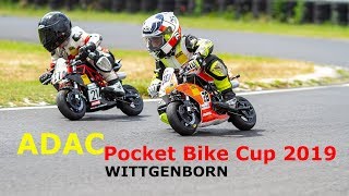 ADAC Pocket Bike Cup 2019  Rennen Wittgenborn Vogelsbergring [upl. by Chryste]