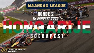 Maandag  Hongarije  S4R2  CrystalMinds Racing [upl. by Maurita]