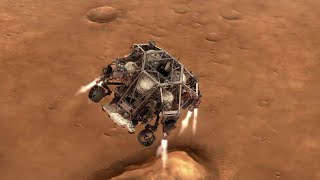 NASAs Mars 2020 Perseverance Rover Landing Animations [upl. by Notsur42]