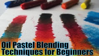 Best way to use Oil Pastels for Beginners  How to Blend Oil Pastel  Blending Techniques [upl. by Ikkaj]