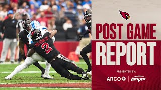 Postgame Report Following Cardinals Loss to Lions [upl. by Ralf654]