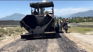 Dynapac Asphalt finisher  Asphalt paving  MHS Asphalt plant  project 01 [upl. by Nahama]