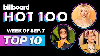 Billboard Hot 100 Top 10 Countdown For September 7 2024  Billboard News [upl. by Tjon865]