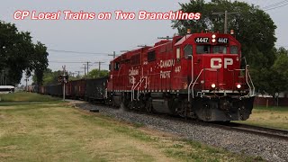 CP Rail Local Trains on The La Riviere and Winnipeg Beach Subdivisions 732024 [upl. by Guimar]