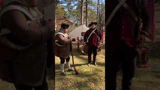 The Mecklenburg Militia practices the Revolutionary War Manual of Arms [upl. by Akimit]