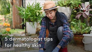 5 dermatologist tips for healthy skin [upl. by Ahsaet]