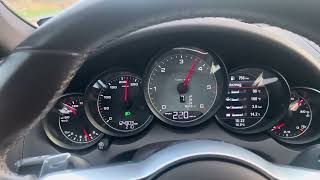 Porsche Cayenne S Diesel V8 385 PS Acceleration  Beschleunigung  100200 kmh  VMax [upl. by Madelene]