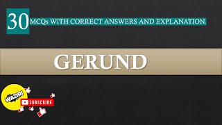 Gerund Quiz [upl. by Notlok]