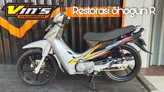 Restorasi Shogun R 110  Vins Modified restorasi vinsmodified shogun110 [upl. by Kabab]