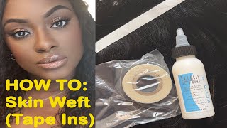 Transform Your Look Stunning TapeIn Hair Extensions Tutorial [upl. by Adniles]