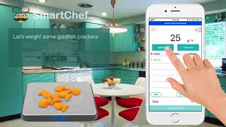 Smart Food Scale that syncs with Fitbit [upl. by Ailekat]