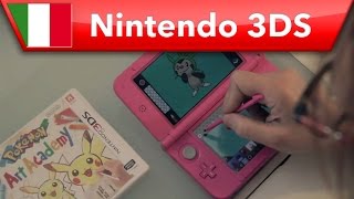 Una mamma e i suoi bambini alle prese con Pokémon Art Academy Nintendo 3DS [upl. by Xylia]