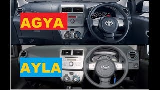 TOYOTA AGYA VS DAIHATSU AYLA TERNYATA INI 7 PERBEDAANNYA [upl. by Atteloc]