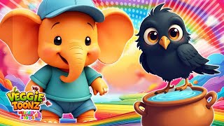 Ek Kauwa Pyasa Tha  एक कौवा प्यासा था  Hindi Nursery Songs For Kids [upl. by Carine]