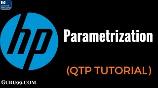 Parametrization  HP UFT QTP TutoriaL 12 [upl. by Ekihc53]