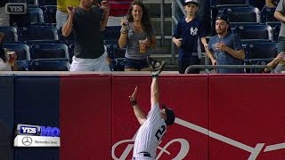 BALNYY Ackley robs Pearce of near homer in the 2nd [upl. by Arodal]