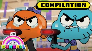 Gumball and Darwin Having Another Funny Day  3Hour Mega Marathon  Cartoon Network [upl. by Stinky]