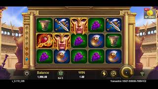 JILI Online Mobile Slot Games  ROMA X  Free Spin  Online Casino Philippines  By Zeus77® [upl. by Rockel]