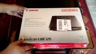 Canon CanoScan Lide 120 Unboxing [upl. by Alarick756]