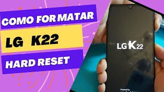 como formatar LG k22 Hard Reset [upl. by Phox]