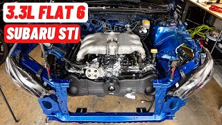 Subaru WRX STI Gets Its 1200WHP Flat 6 [upl. by Buddy561]