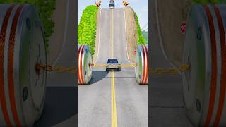 CRAZY Crash Tests BeamNG Drive Cars Vs Bollardsfyp shorts beamngcrashes car autodriver [upl. by Hiamerej]