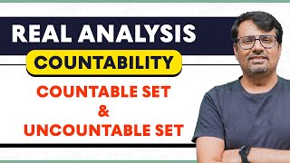 Countability of Sets  Similar Sets Finite Sets Infinite Sets Uncountable set  Real Analysis [upl. by Maisey]