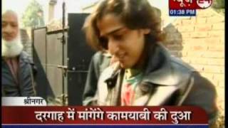 Qazi Touqeer in kashmir giving interview to NEWS 24luv hmhes so hot [upl. by Anod]