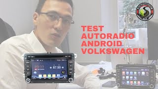 TEST Autoradio Android Volkswagen Golf 5 6 Scirocco Passat EOS Tiguan Touran Polo Seat Skoda [upl. by Htebazil142]