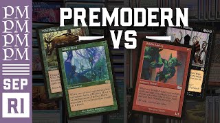 Hidden Madness vs RB Goblins  Round 1  September Premodern MTG Tournament [upl. by Enirol645]