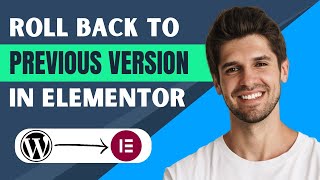 How To Roll Back To Previous Version Of Elementor  Full Guide [upl. by Clare]