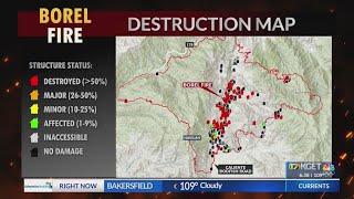 Evacuation orders in place for Borel Fire more than 59370 acres burned Hwy 178 reopens [upl. by Friedman]