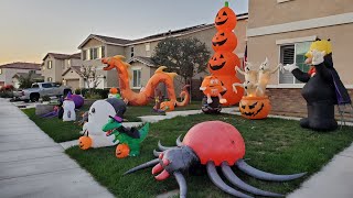 2023 HALLOWEEN INFLATABLE DISPLAY [upl. by Slohcin]