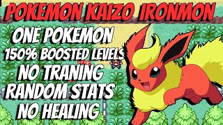 JUST BEAT BROCK WITH A MONSTER HARDEST POKEMON CHALLENGE KAIZO IRONMON FIRERED [upl. by Ahsimin]