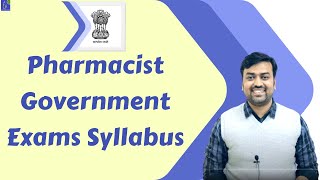 Pharmacist Government Exams Syllabus [upl. by Allak741]