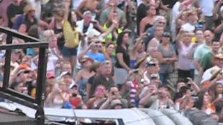 Kenny Chesney Opens Concert Floating Over the Crowd and Sings Live A Little [upl. by Shing]