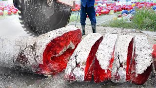 How They Cut Massive “Volcanic” Glass amp Make Amazing Crystal Balls [upl. by Eriha]