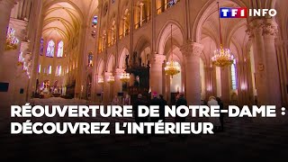 Réouverture de NotreDame de Paris  découvrez lintérieur｜TF1 INFO [upl. by Kcid]