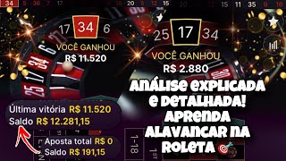 ALAVANCAGEM DE 190 CONTO PARA R 1228115 REAIS NA ROLETA BASTA ANALISAR DESSA FORMA PARA LUCRAR 🎯 [upl. by Alanna]