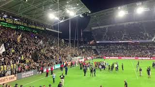 LAFC 3252 victory chant  53 vs Galaxy [upl. by Norina]