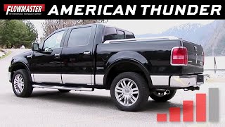 200408 Ford F150Lincoln Mark LT  American Thunder CatBack Exhaust Systems 17417 amp 817417 [upl. by Herod]